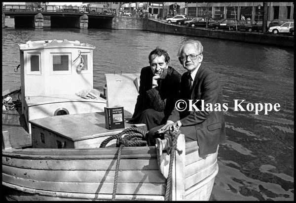 Gerrit Komrij en Theo Sontrop, foto Klaas Koppe