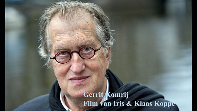 Gerrit Komrij 2012, foto Klaas Koppe