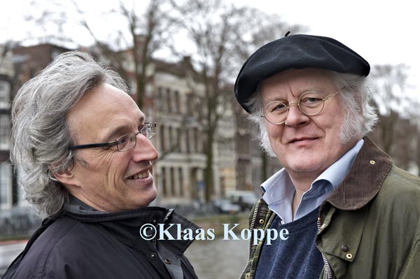 Redmond O'Hanlon en Rudi Rotthier, foto Klaas Koppe