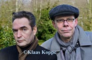 Menno Wigman en F. Starik, foto Klaas Koppe